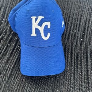SIGNED by Billy Butler New Era Blue Kansas City 39THIRTY Cap